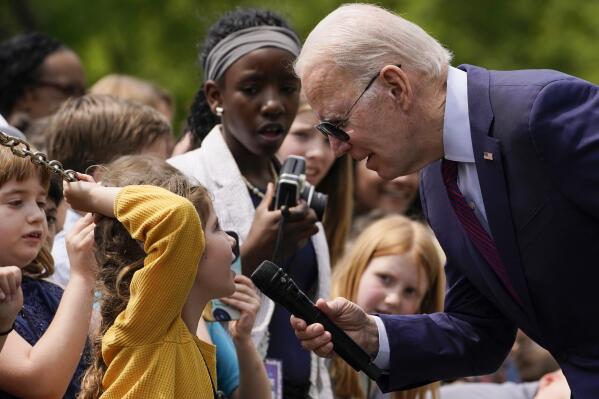 Biden greets hundreds of kids on Take Our Kids to Work Day AP News